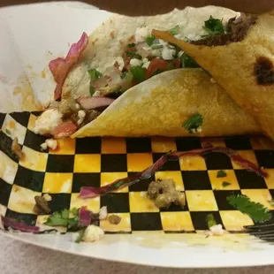I couldn't finish the remaining greasy tacos...