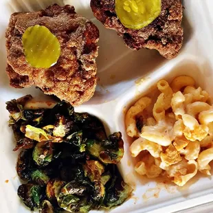 chicken wings and fried chicken, food