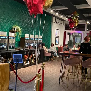 people sitting at the bar