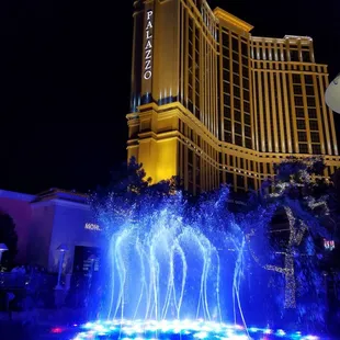 The Fountain performing with the Palazzo at backstage. (12/4/2018)