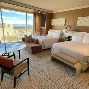 Two queen size bed hotel room