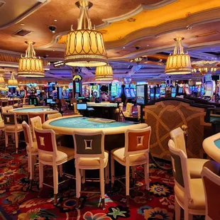 Not many people at the casino on a Tuesday morning