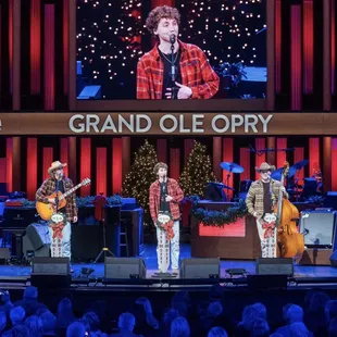 The Band Trippp during their Grand Ole Opry debut in December 2022