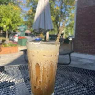 Pumpkin cold brew.