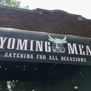 the front of the building