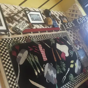 Fun, nostalgic decor.