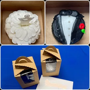 Bride &amp; Groom Cupcakes