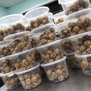 Chia Peanut Butter Power Poppers are a best seller!