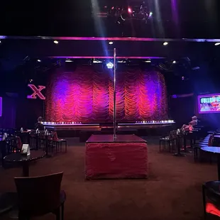 X Burlesque stage.