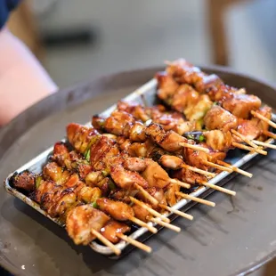 Keep an eye out for our staff walking around with our yakitori skewers! You cannot miss out on these.