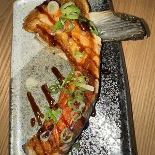 Grilled Salmon Collar