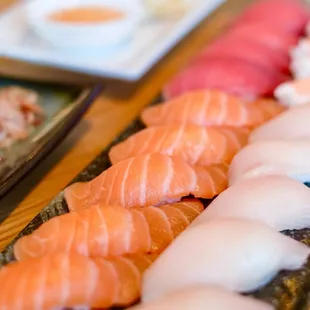 Serving only the freshest seafood at X-Fish Izakaya. Order all your favorite nigiri from our AYCE menu!