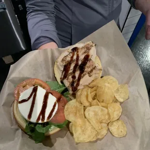 Our fantastic grilled chicken sandwich!