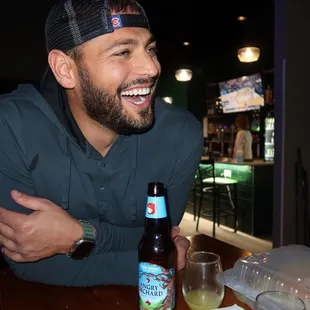 There was a full bar &amp; food options. We enjoyed specialty cocktails &amp; a variety of craft brews &amp; seltzers (there were solid drink specials).