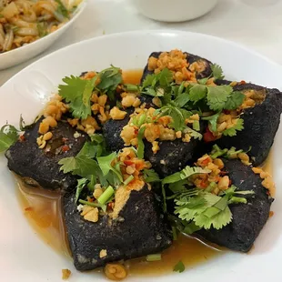 Stinky tofu (was not very stinky)