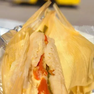 Tamal de rajas!!