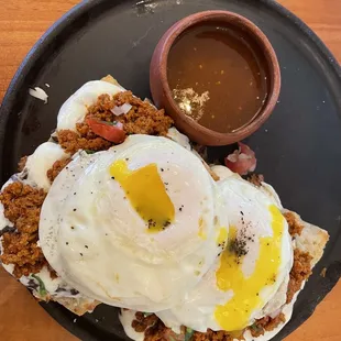 Molletes with chorizo