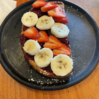Jam and Fruit Toast