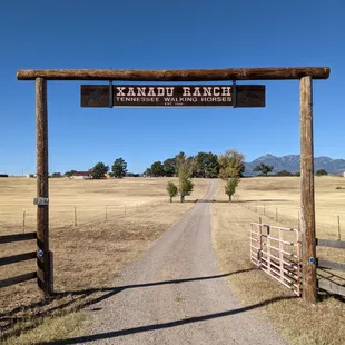 Ranch entrance