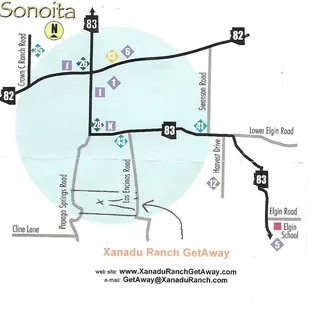 Map to the Xanadu
