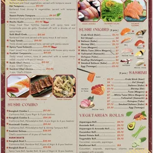Japanese Menu