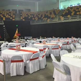 During set up