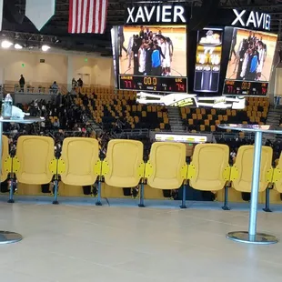 View of scoreboard from top level.