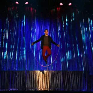 Flying with a jumprope at The Strat