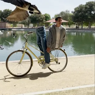 Cut In Half On A Bike