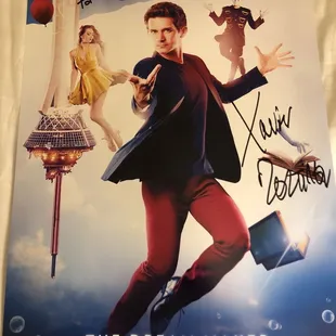 Signed poster