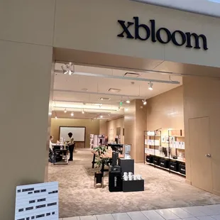 the entrance to the store