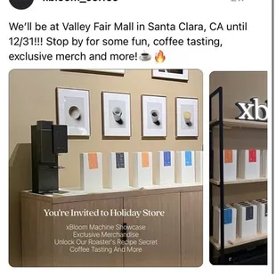 holiday pop up