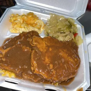 Smothered Porkchop Dinner