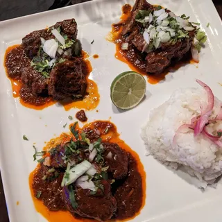 Short rib Chile Rojo Colorado