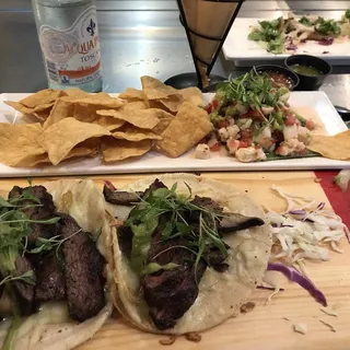 Skillet Skirt Steak Tacos