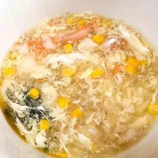 Súp Cua (Crab Soup). Packed with seafood and quail eggs. Recommended!