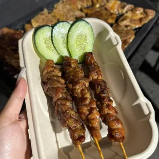 Grilled Pork Skewer