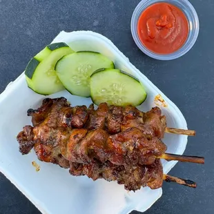 Grilled Pork Skewer