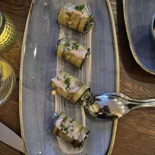 Eggplant roll ups