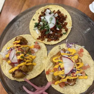 Cauliflower Taco, Soyrizo Taco