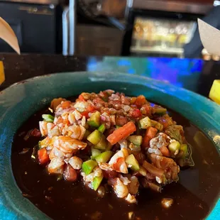 WTF - a spicy Ceviche dish.