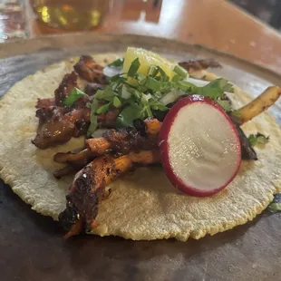 Al Pastor Mushroom Taco