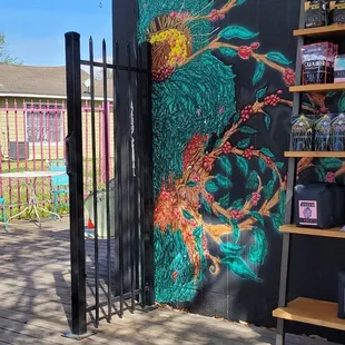 Storefront mural