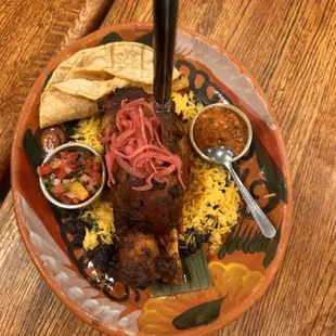 Entree- Cochinita Pibil ($33.28)
 Pork Shank