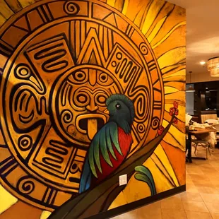 Inside front door mural