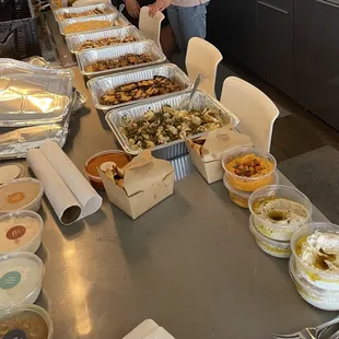 The Soiree family style meal