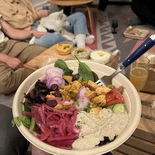 Chicken salad bowl