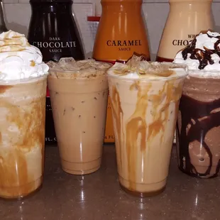 Frappuccinos- Iced Coffees