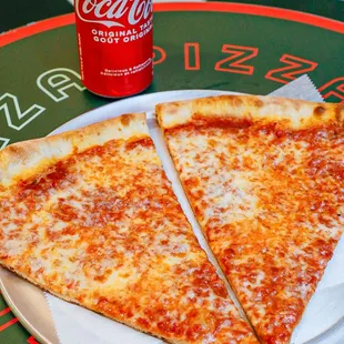 2 Plain Slice and a Free Drink Combo