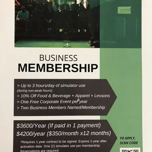 business membership